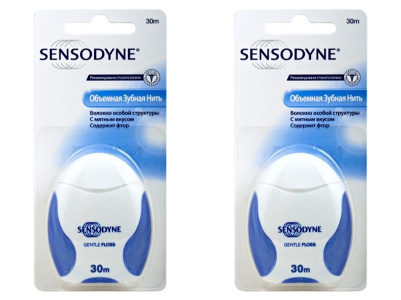 Sensodyne Набор Зубная нить мягкая 30 м*2 штуки (Sensodyne, Зубные нити)