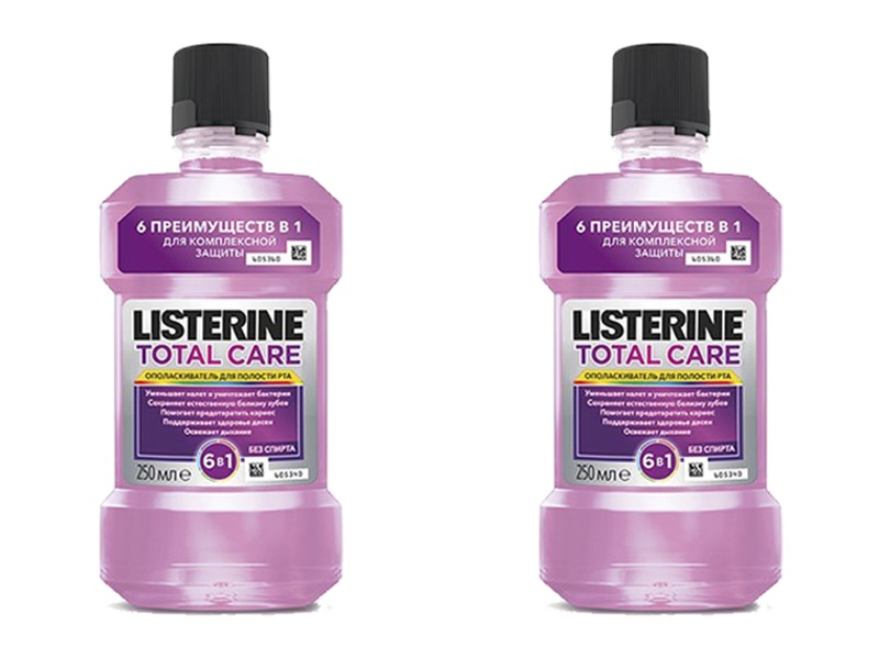  Набор Ополаскиватель для полости рта Total Care 250 мл*2 штуки (LISTERINE, ) фото 0