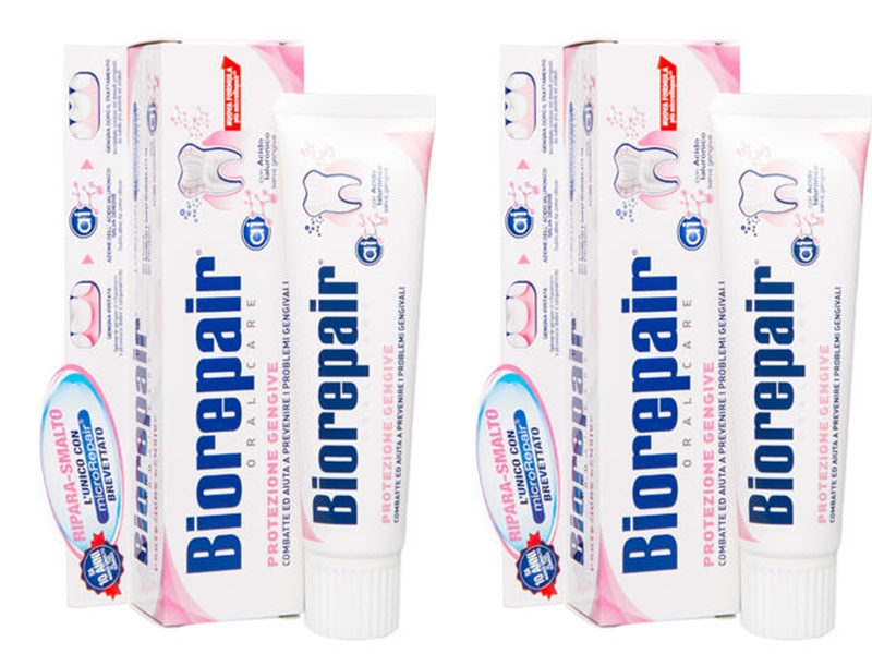 Биорепейр Набор Gum Protection Зубная паста для защиты десен 75 мл*2 штуки (Biorepair, Ежедневная забота) фото 0
