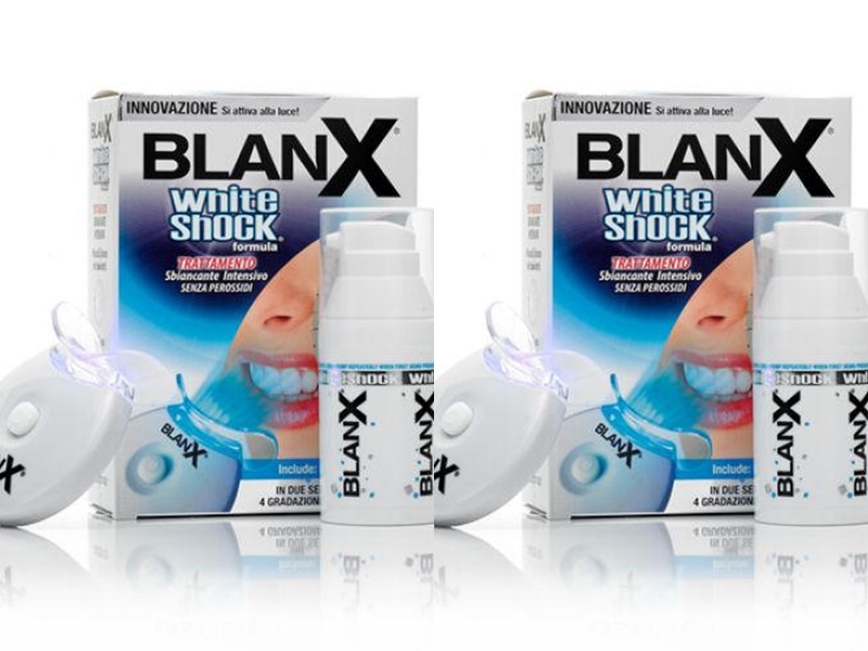 Бланкс Набор Отбеливающий уход + Активатор whith shock treatment + Led Bite, 50 мл*2 штуки (Blanx, Специальный уход Blanx) фото 0
