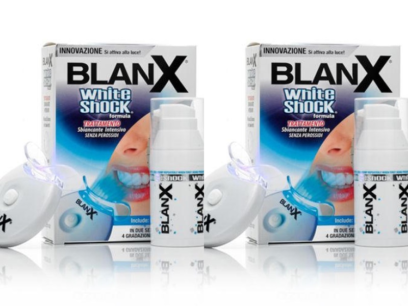 Blanx Набор Отбеливающий уход + Активатор whith shock treatment + Led Bite, 50 мл*2 штуки (Blanx, Специальный уход Blanx) blanx набор для отбеливания white shock power white treatment led bite 50 мл мята