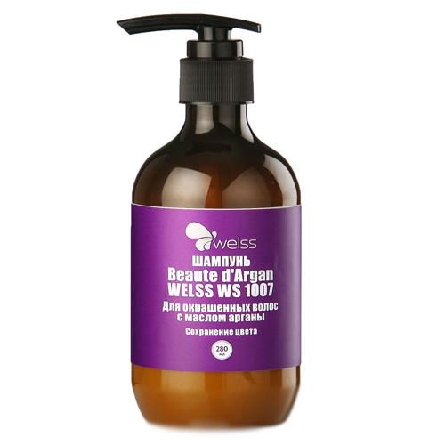Велс Шампунь для окрашенных волос с маслом арганы Beaute d`Argan 280 мл (Welss, Роскошные волосы) фото 0