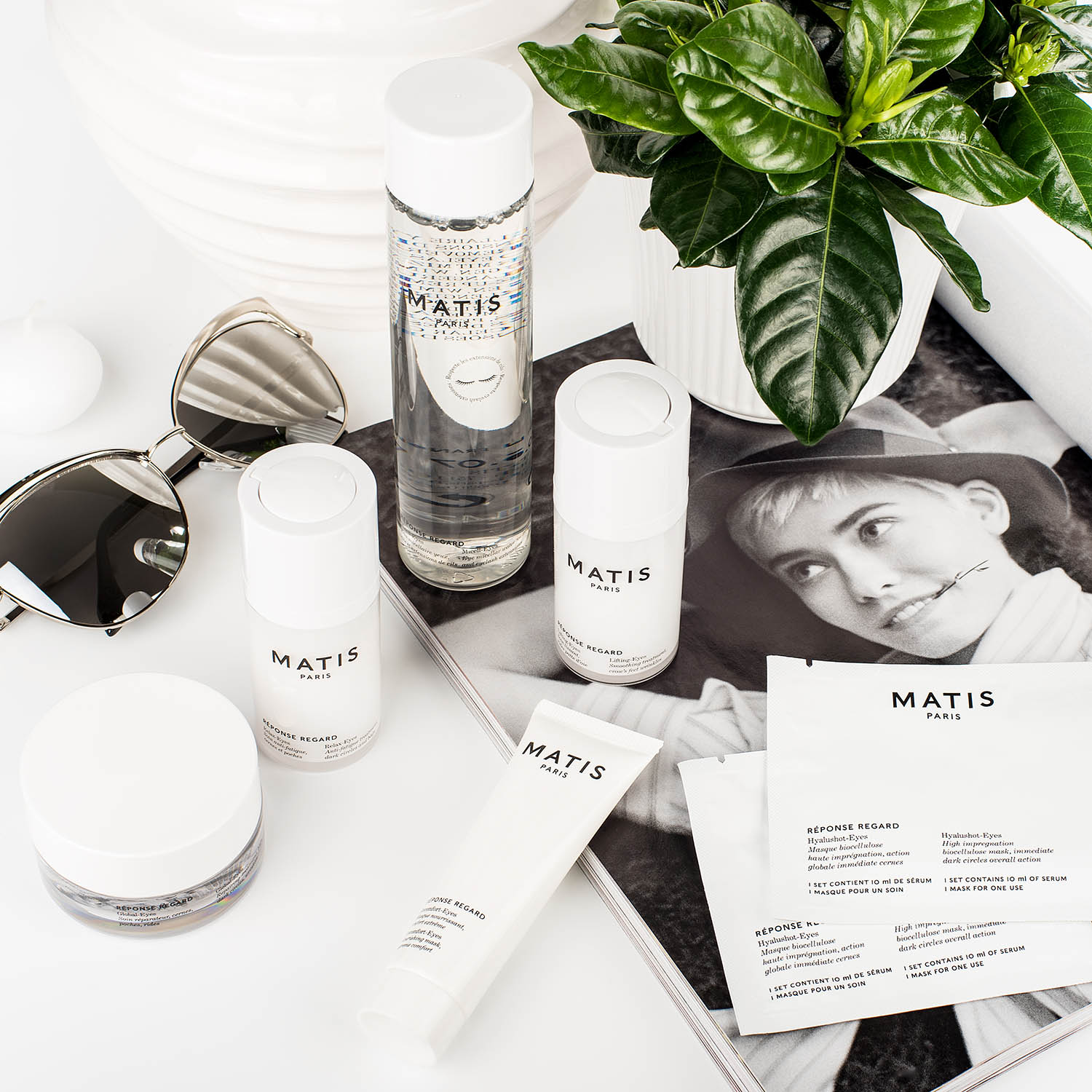 Матис Восстанавливающий антивозрастной комплексный уход за кожей вокруг глаз Global Eyes Repairing Treatment, bags, dark circles, wrinkles, 15 мл (Matis, Reponse regard) фото 1