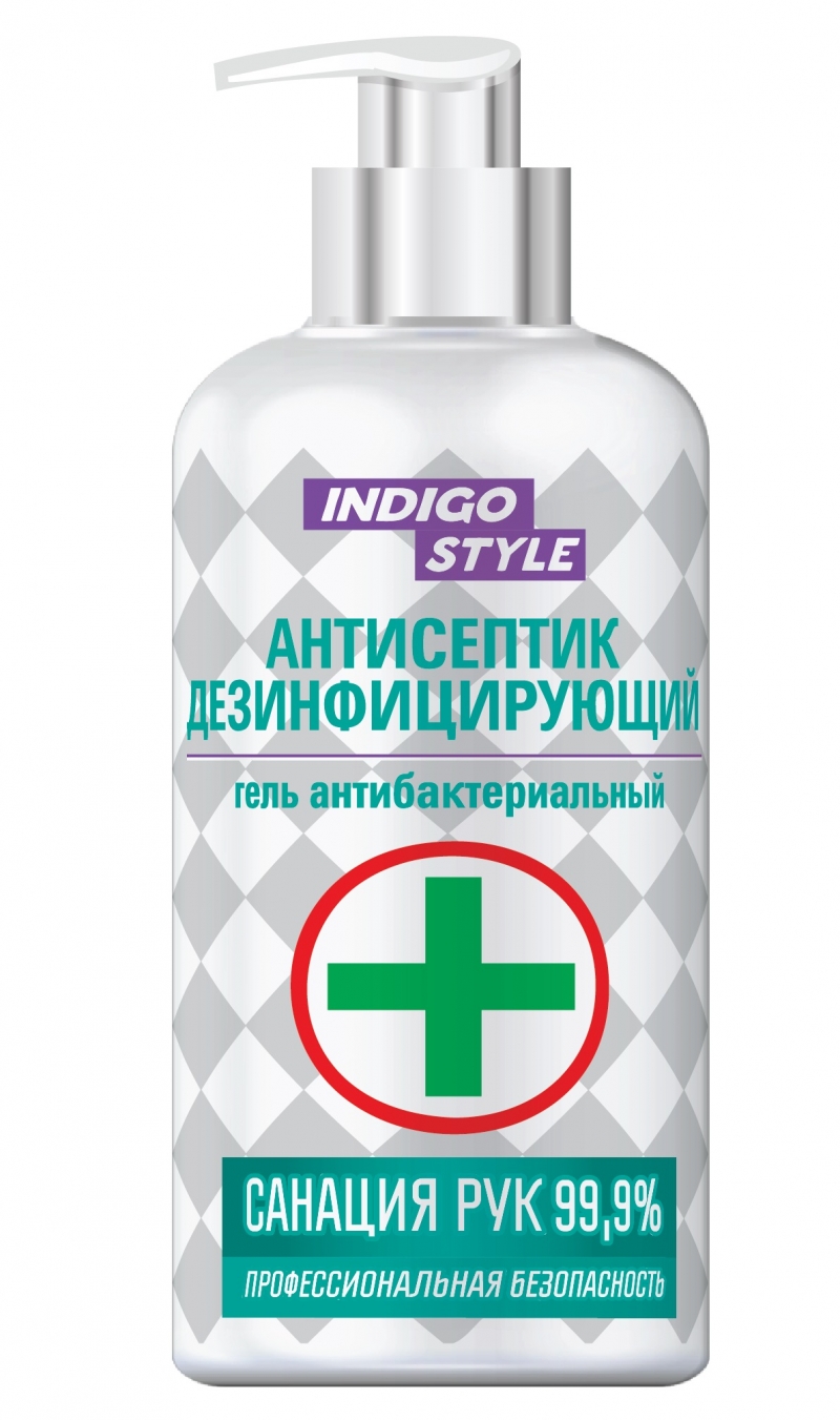 Indigo Style Гель-антисептик антибактериальный 50 мл (Indigo Style, Дезинфекция рук) средство для очистки рук 0 5 л