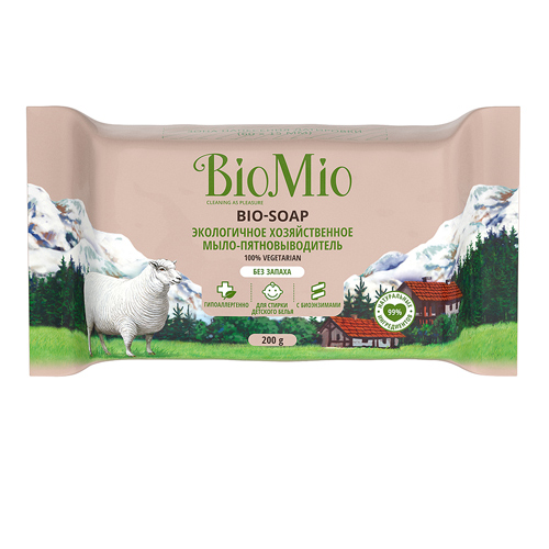 BioMio Хозяйственное мыло без запаха, 200 г (BioMio, Мыло) biomio хозяйственное мыло biomio bio soap без запаха 200 г