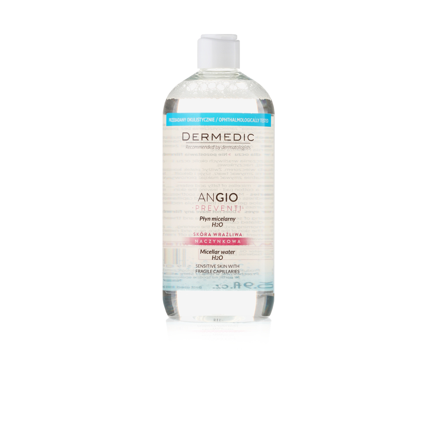 Дермедик Мицеллярная вода H2O, 500 мл (Dermedic, Angio) Дермедик Мицеллярная вода H2O, 500 мл (Dermedic, Angio) фото 1