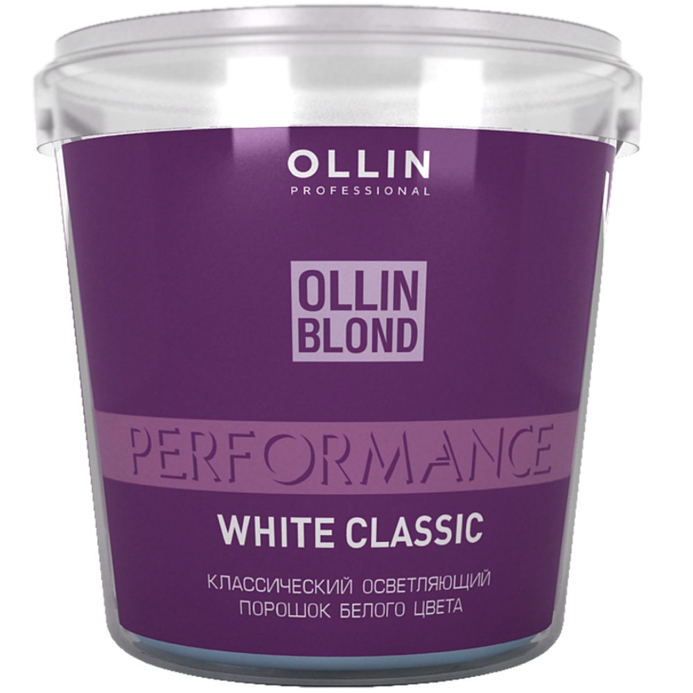 Ollin Professional Классический осветляющий порошок белого цвета, 500 г (Ollin Professional, Performance)