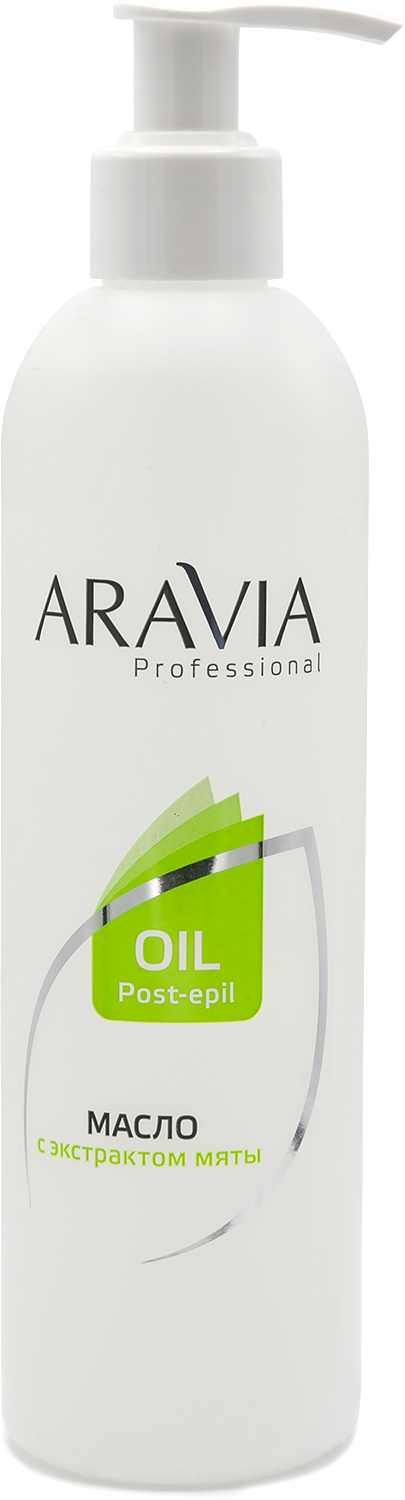 цена Aravia Professional Масло после депиляции с экстрактом мяты, 300 мл (Aravia Professional, Spa Депиляция)