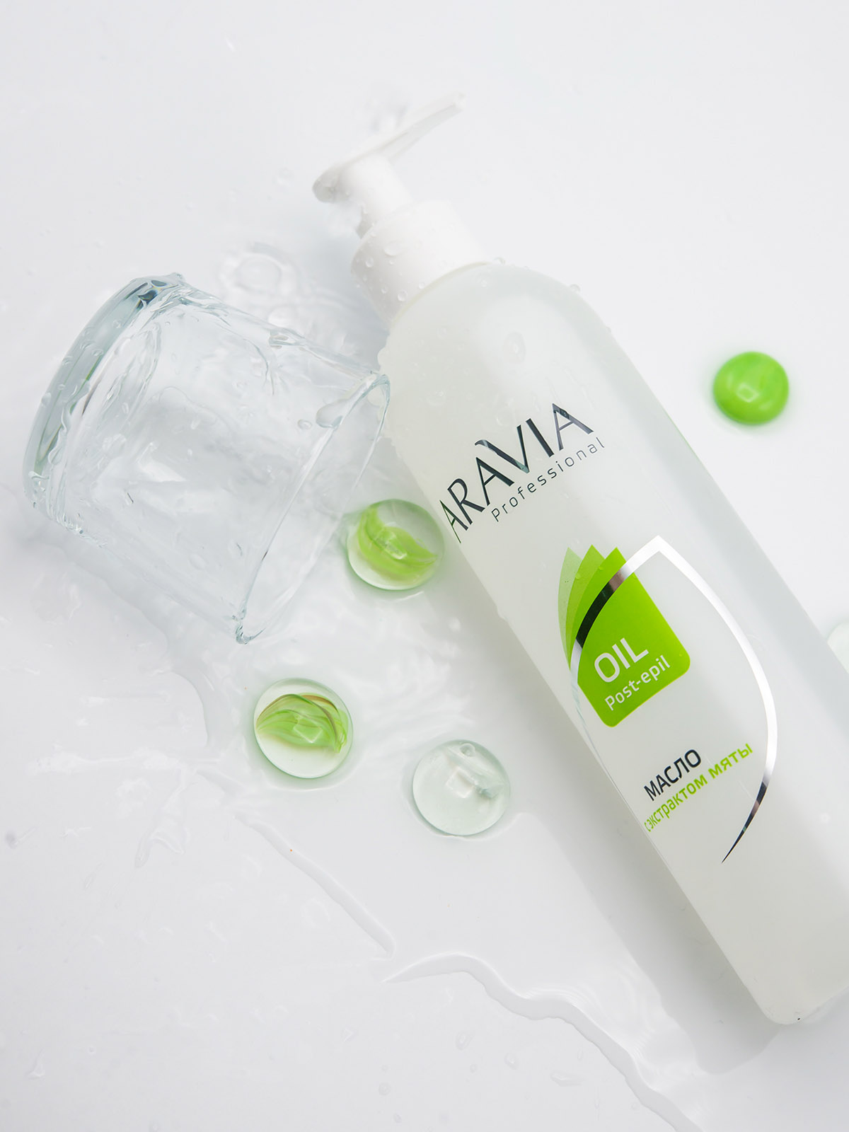 Аравия Профессионал Масло после депиляции с экстрактом мяты, 300 мл (Aravia Professional, Spa Депиляция) фото 3