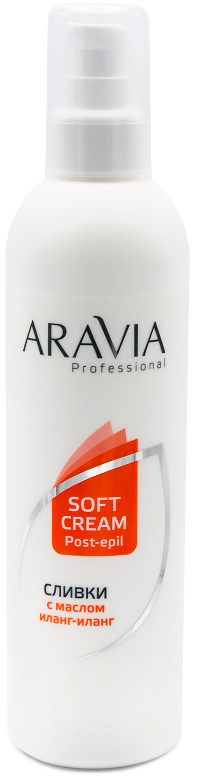 Aravia Professional Сливки для восстановления рН кожи с маслом иланг-иланг, 300 мл (Aravia Professional, Spa Депиляция)