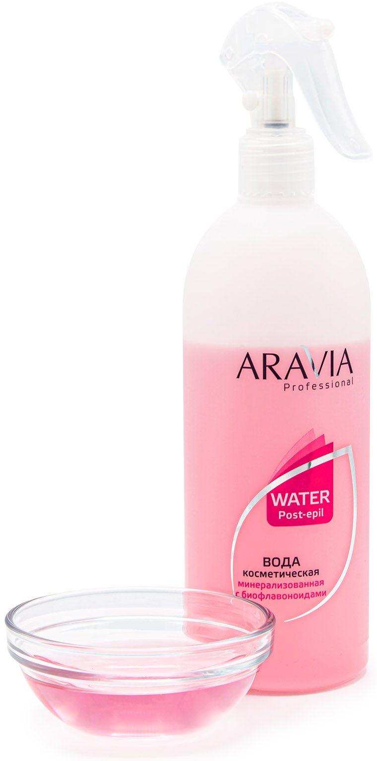 Аравия Профессионал Вода косметическая минерализованная с биофлавоноидами, 500 мл (Aravia Professional, Spa Депиляция) фото 2