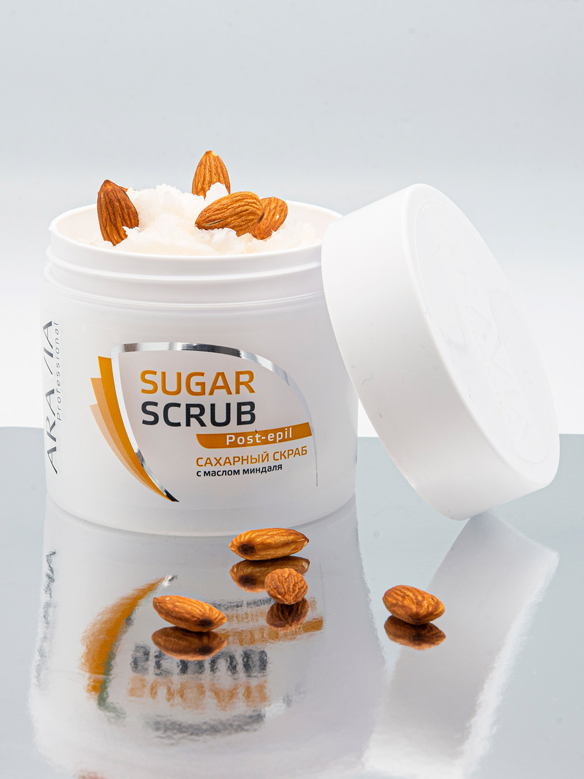 Аравия Профессионал Сахарный скраб для тела с маслом миндаля, 300 мл (Aravia Professional, Spa Депиляция) фото 5