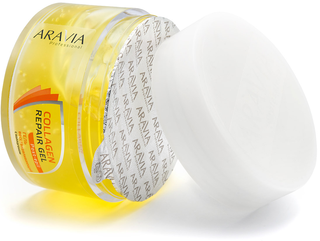 Аравия Профессионал Гель с коллагеном восстанавливающий, 200 мл (Aravia Professional, Spa Депиляция) фото 2