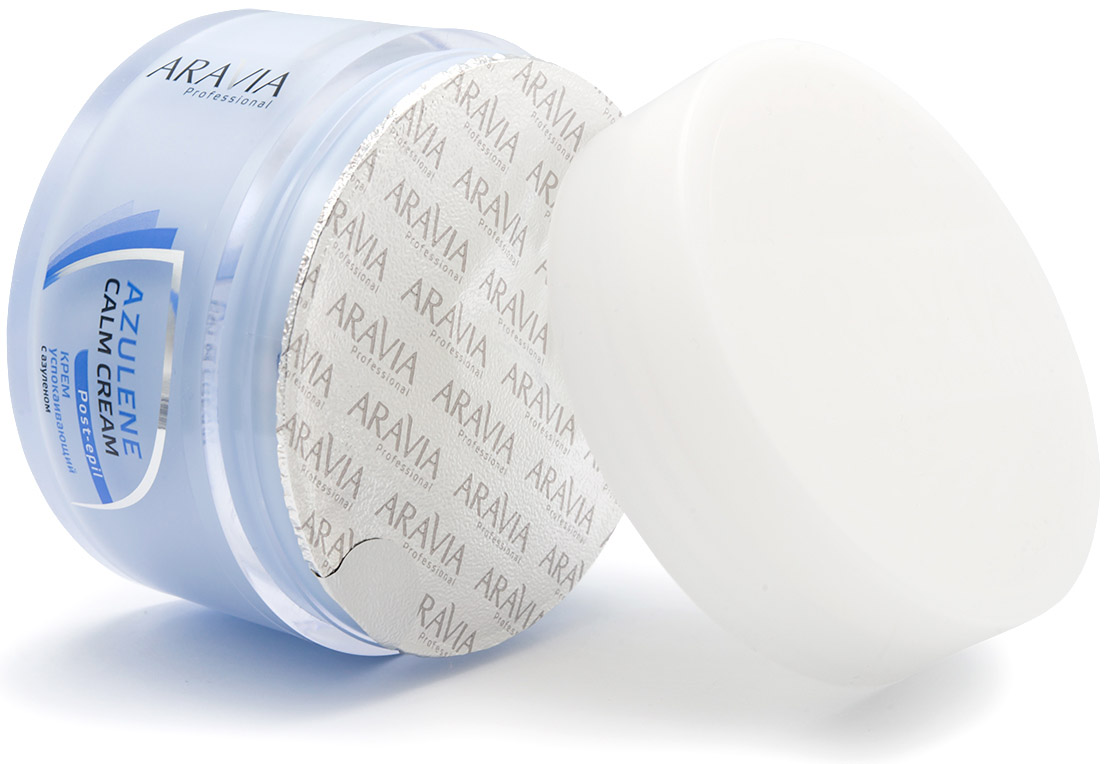 Аравия Профессионал Крем успокаивающий с азуленом, 200 мл (Aravia Professional, Spa Депиляция) фото 3