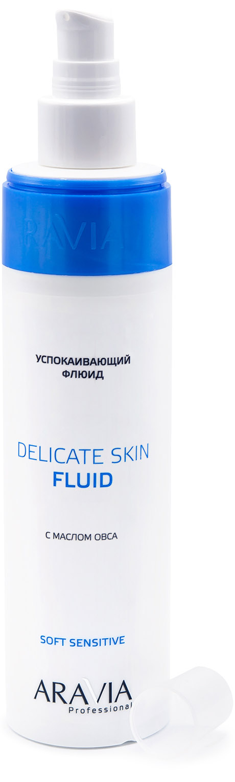 Аравия Профессионал Флюид успокаивающий с маслом овса для лица и тела Delicate Skin Fluid, 250 мл (Aravia Professional, Spa Депиляция) фото 1