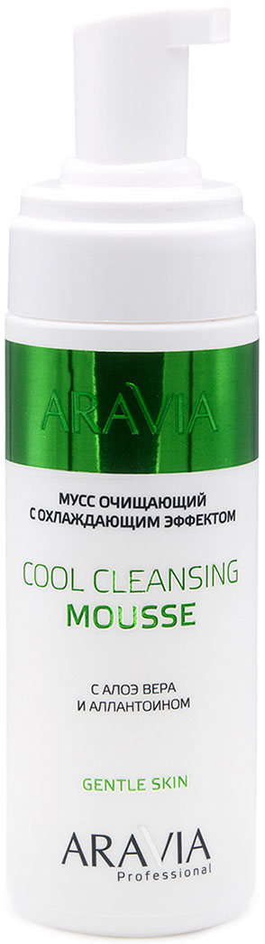 Аравия Профессионал Мусс очищающий с охлаждающим эффектом с алоэ вера и аллантоином, 160 мл (Aravia Professional, Spa Депиляция) фото 1