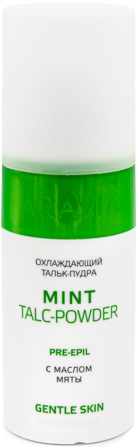 Купить Aravia Professional Охлаждающий тальк-пудра с маслом мяты Mint Talc-Powder, 150 мл (Aravia Professional, Spa Депиляция), Россия