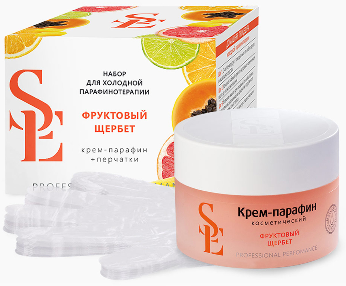 Аравия Профессионал Start Epil Набор для холодной парафинотерапии «Фруктовый щербет» (крем-парафин + перчатки) (Aravia Professional, Spa Депиляция) фото 0