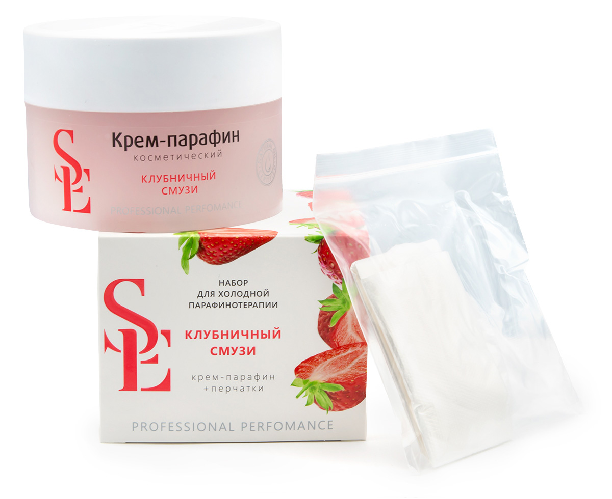 Аравия Профессионал Start Epil Набор для холодной парафинотерапии «Клубничный смузи» (крем-парафин + перчатки) (Aravia Professional, Spa Депиляция) фото 3