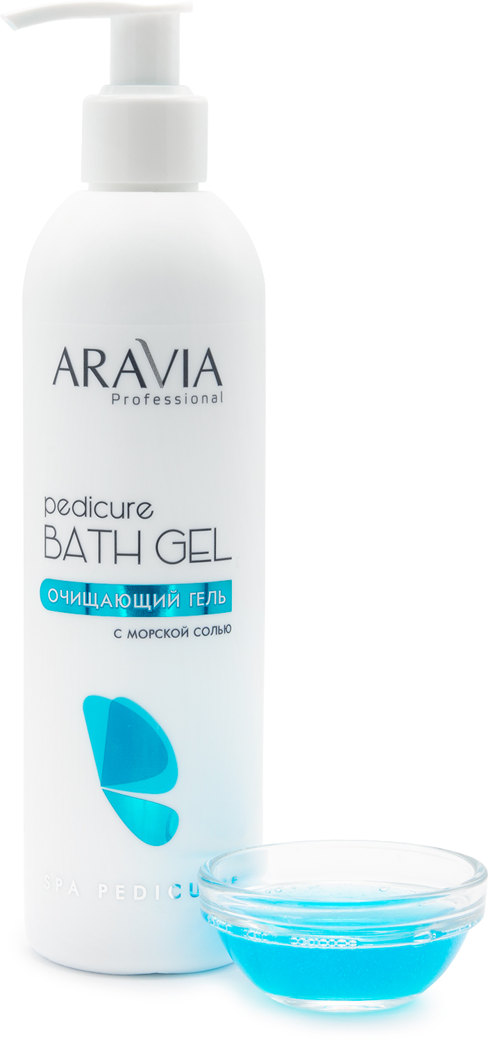 Аравия Профессионал Очищающий гель с морской солью Pedicure Bath Gel, 300 мл (Aravia Professional, SPA педикюр) Аравия Профессионал Очищающий гель с морской солью Pedicure Bath Gel, 300 мл (Aravia Professional, SPA педикюр) фото 2