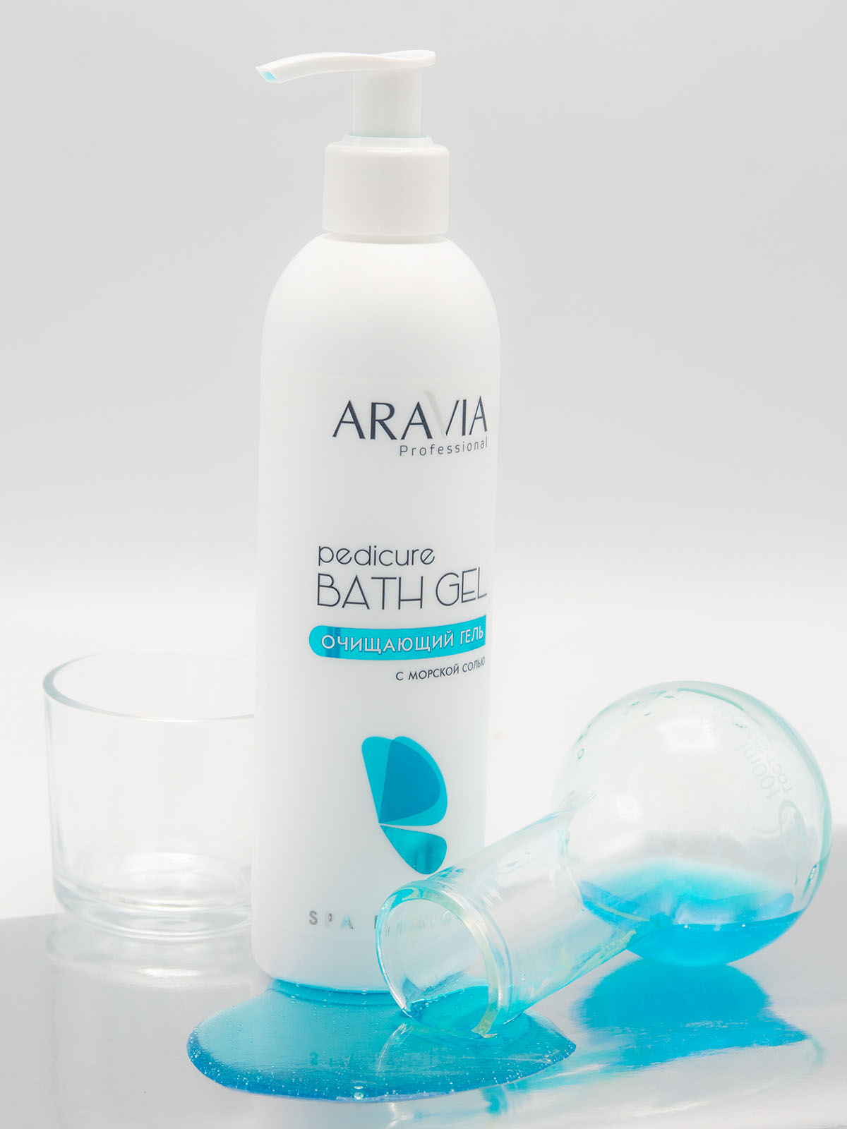 Аравия Профессионал Очищающий гель с морской солью Pedicure Bath Gel, 300 мл (Aravia Professional, SPA педикюр) Аравия Профессионал Очищающий гель с морской солью Pedicure Bath Gel, 300 мл (Aravia Professional, SPA педикюр) фото 4