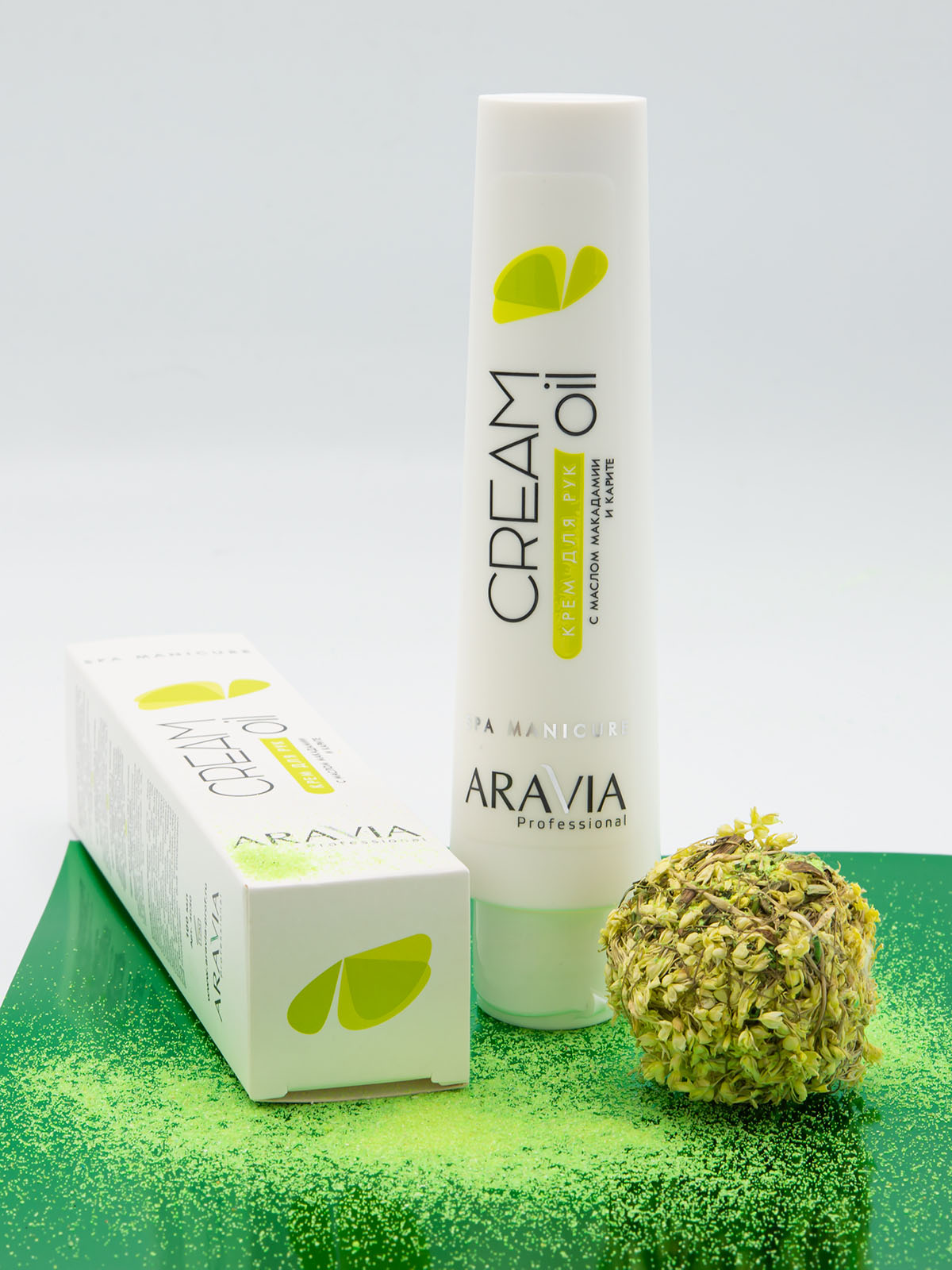 Аравия Профессионал Крем для рук Cream Oil с маслом макадамии и карите, 100 мл (Aravia Professional, SPA маникюр) фото 4