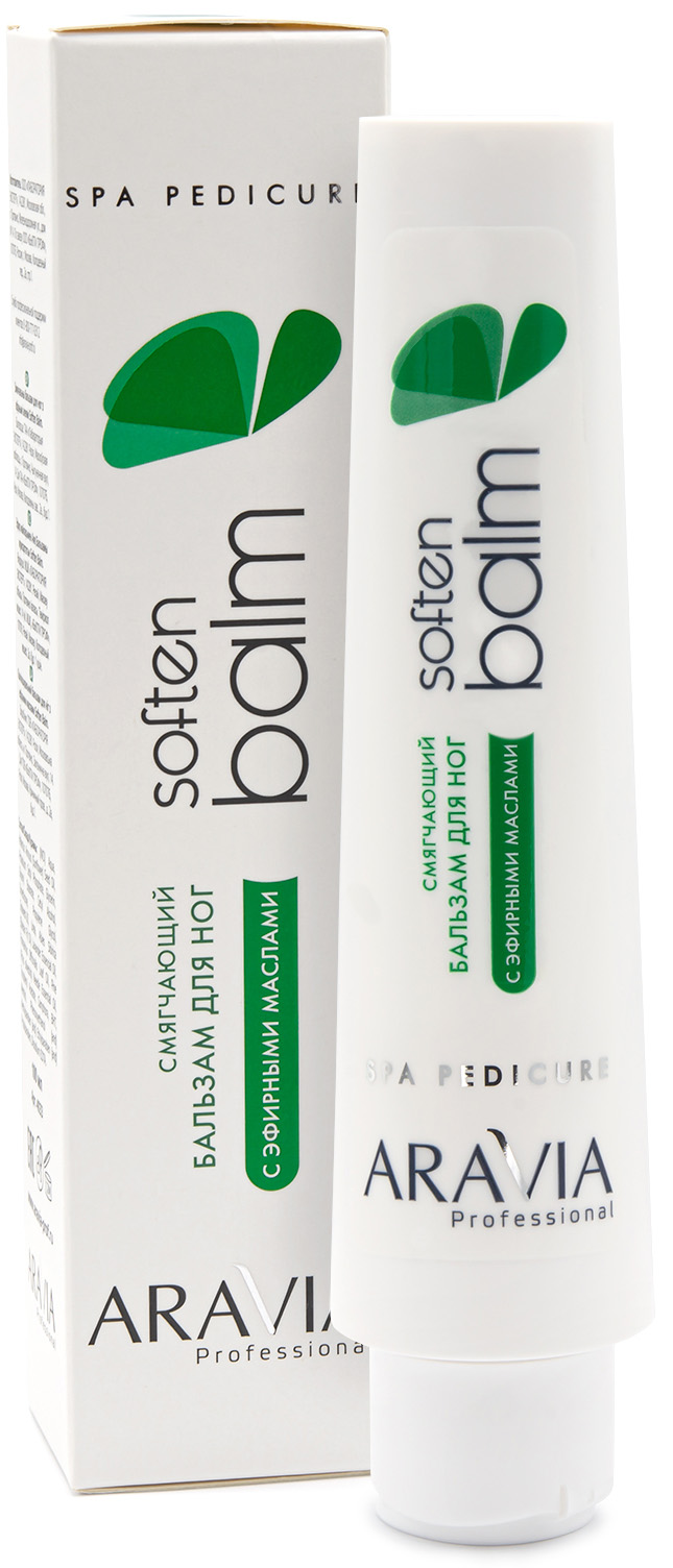 Аравия Профессионал Бальзам для ног смягчающий с эфирными маслами Soften Balm, 100 мл (Aravia Professional, SPA педикюр) фото 0