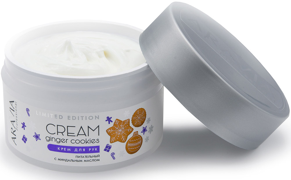 Аравия Профессионал Aravia Professional Крем для рук питательный с миндальным маслом Ginger Cookies Cream, 150 мл (Aravia Professional, SPA маникюр) фото 7