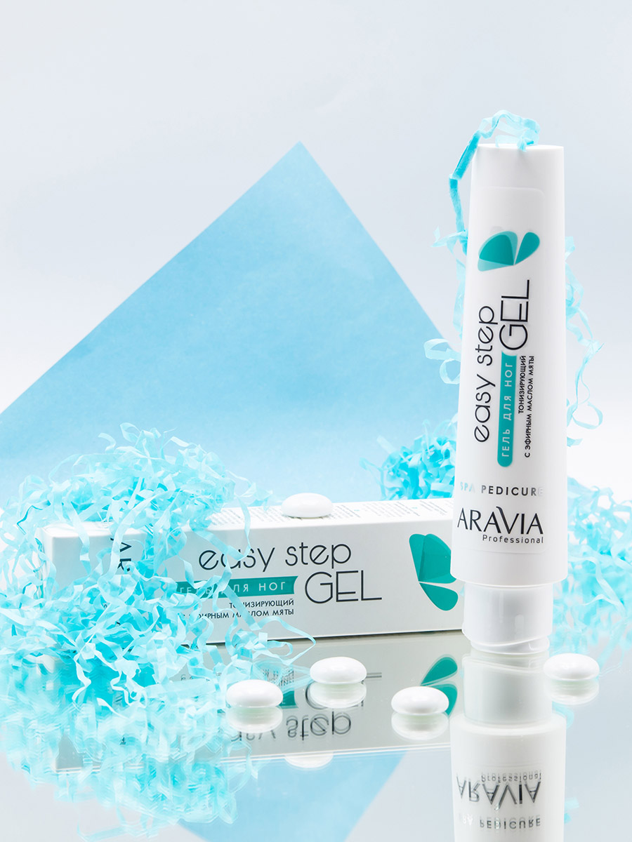 Аравия Профессионал Гель для ног тонизирующий Easy Step, 100 мл (Aravia Professional, SPA педикюр) фото 5