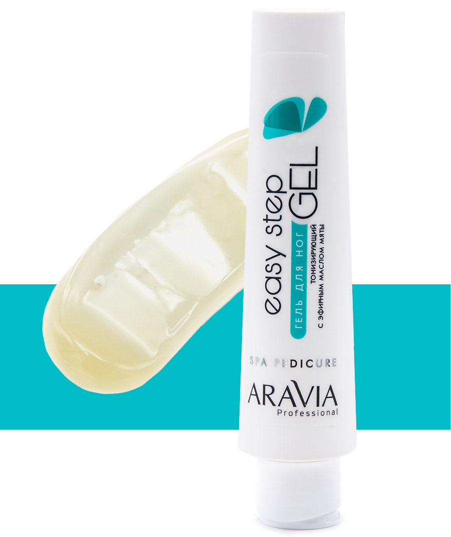 Аравия Профессионал Гель для ног тонизирующий Easy Step, 100 мл (Aravia Professional, SPA педикюр) фото 4