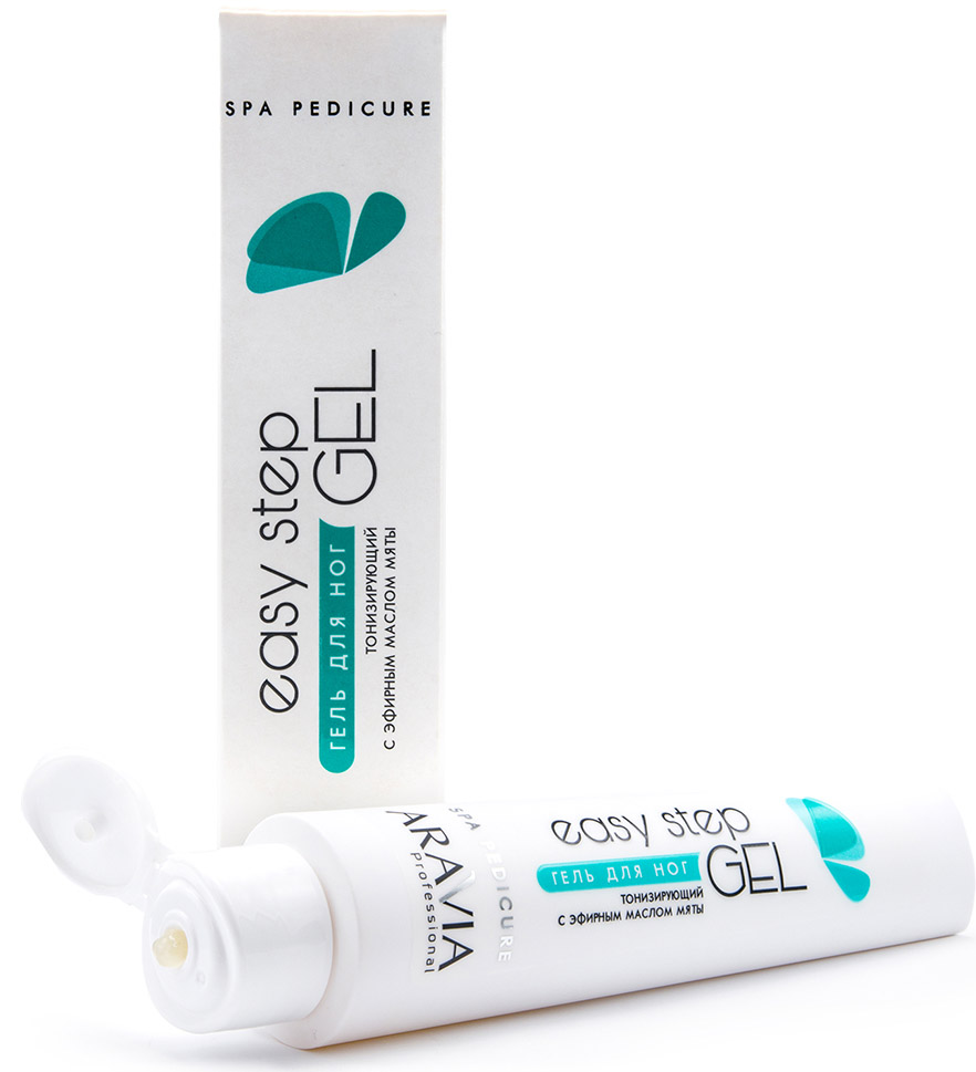 Аравия Профессионал Гель для ног тонизирующий Easy Step, 100 мл (Aravia Professional, SPA педикюр) фото 2