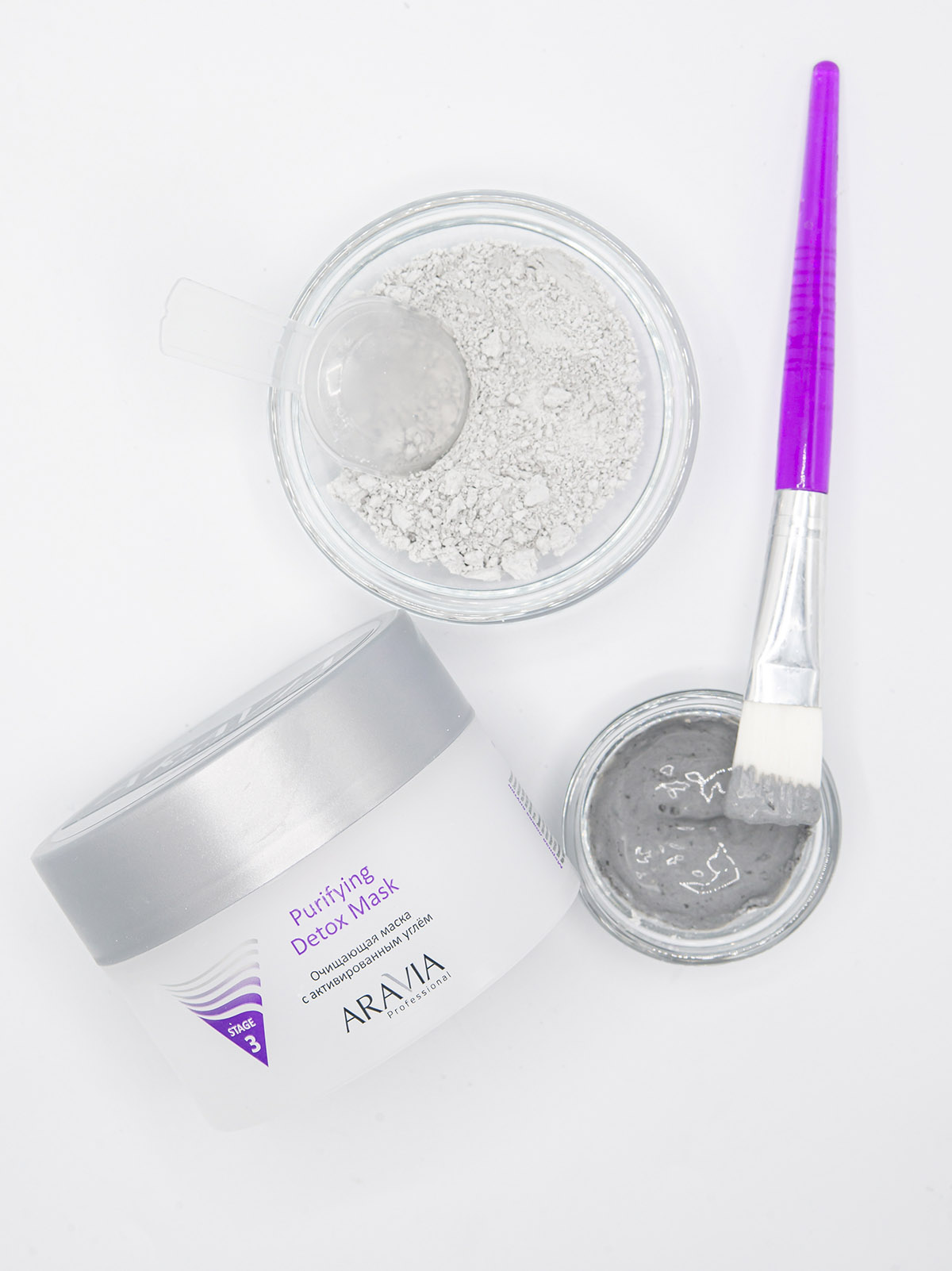 Аравия Профессионал Очищающая маска с активированным углём Purifying Detox Mask, 150 мл (Aravia Professional, Уход за лицом) Аравия Профессионал Очищающая маска с активированным углём Purifying Detox Mask, 150 мл (Aravia Professional, Уход за лицом) фото 4
