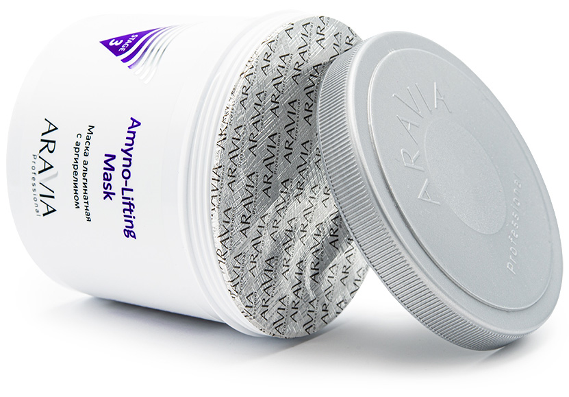 Аравия Профессионал Маска альгинатная с аргирелином Amyno-Lifting, 550 мл (Aravia Professional, Уход за лицом) фото 2