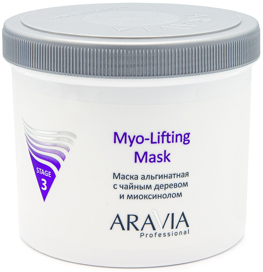 Аравия Профессионал Маска альгинатная с чайным деревом и миоксинолом Myo-Lifting, 550 мл (Aravia Professional, Уход за лицом) фото 0