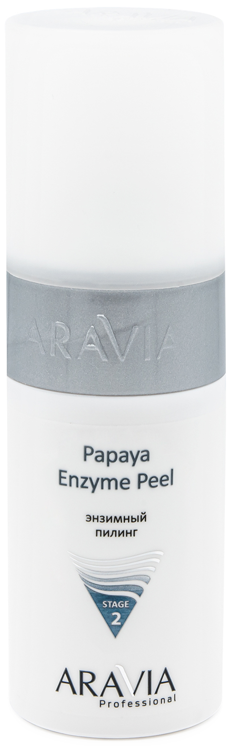 Aravia Professional Энзимный пилинг Papaya Enzyme Peel, 150 мл (Aravia Professional, Уход за лицом) уход за ногами greenini professional энзимный пилинг для ног c энзимами тыквы отшелушивающий