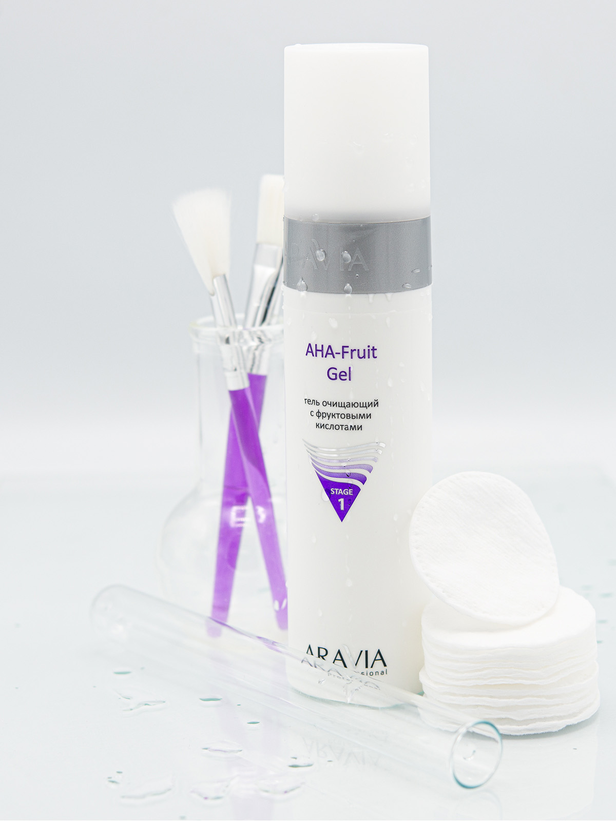 Аравия Профессионал Гель очищающий с фруктовыми кислотами AHA Fruit Gel, 250 мл (Aravia Professional, Уход за лицом) Аравия Профессионал Гель очищающий с фруктовыми кислотами AHA Fruit Gel, 250 мл (Aravia Professional, Уход за лицом) фото 4