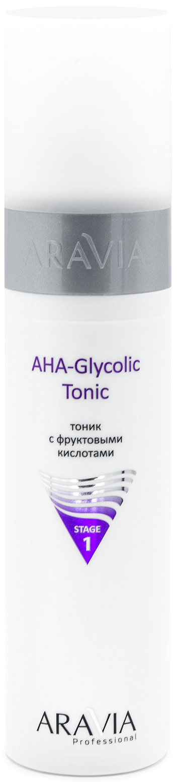 Aravia Professional Тоник с фруктовыми кислотами AHA Glycolic Tonic, 250 мл (Aravia Professional, Уход за лицом)