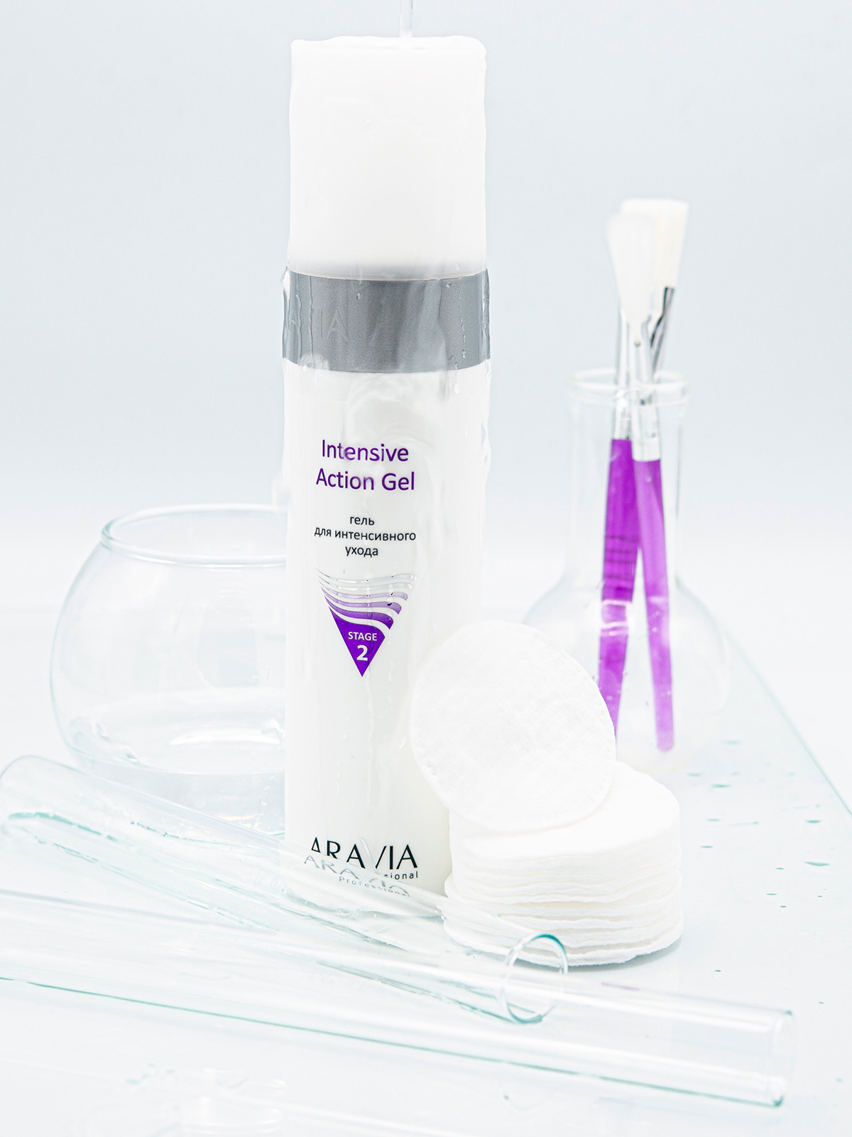 Аравия Профессионал Гель для интенсивного ухода Intensive Action Gel, 250 мл (Aravia Professional, Уход за лицом) фото 4