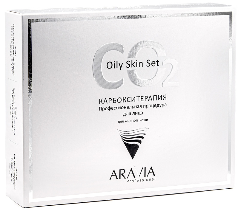 Купить Aravia Professional Карбокситерапия Набор CO2 Oily Skin Set для жирной кожи, 150 мл х 3 штуки (Aravia Professional, Уход за лицом), Россия