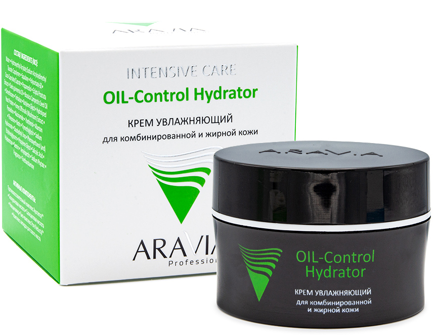 Aravia Professional Крем увлажняющий для комбинированной и жирной кожи OIL-Control Hydrator, 50 мл (Aravia Professional, Уход за лицом) крем для лица aravia professional крем увлажняющий для жирной и комбинированной кожи intesive care oil control hydrator