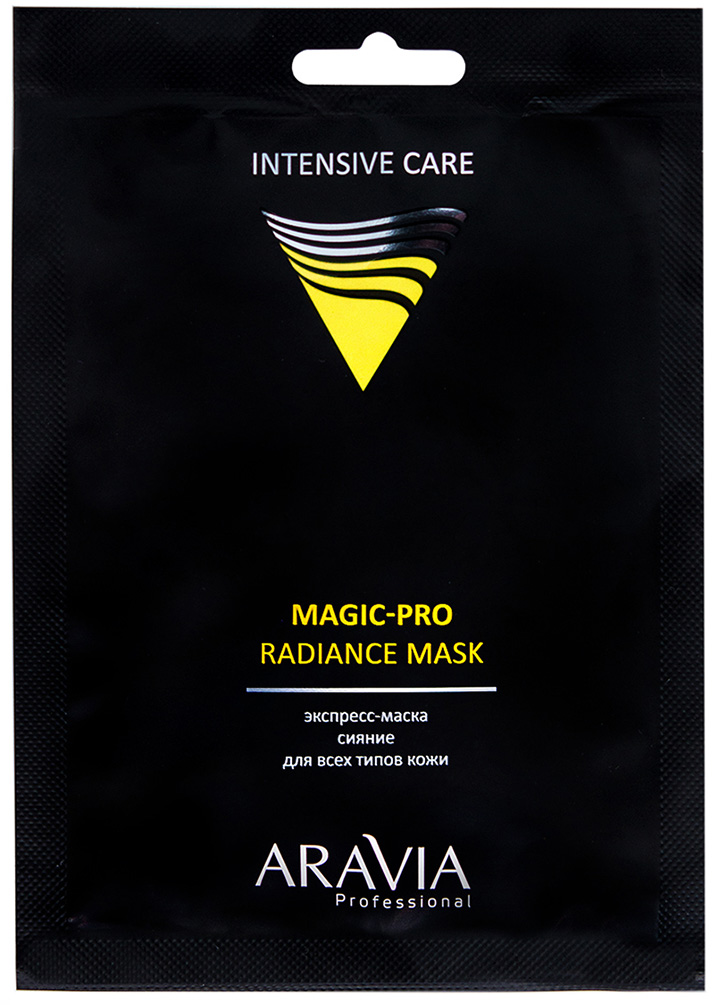 Aravia Professional Тканевая экспресс-маска сияние для всех типов кожи Magic  Pro Radiance Mask, 1 шт (Aravia Professional, Уход за лицом)