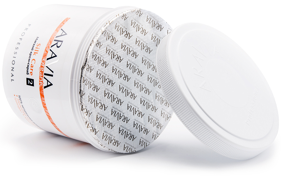 Аравия Профессионал Organic Мягкий крем-скраб Silk Care, 550 мл (Aravia Professional, Уход за телом) фото 2