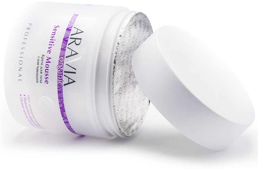 Аравия Профессионал Organic Крем для тела смягчающий Sensitive Mousse, 300 мл (Aravia Professional, Уход за телом) фото 2
