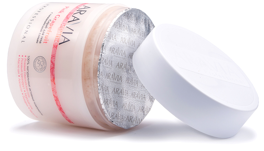 Аравия Профессионал Organic Скраб для тела с гималайской солью Pink Grapefruit, 300 мл (Aravia Professional, Уход за телом) Аравия Профессионал Organic Скраб для тела с гималайской солью Pink Grapefruit, 300 мл (Aravia Professional, Уход за телом) фото 2