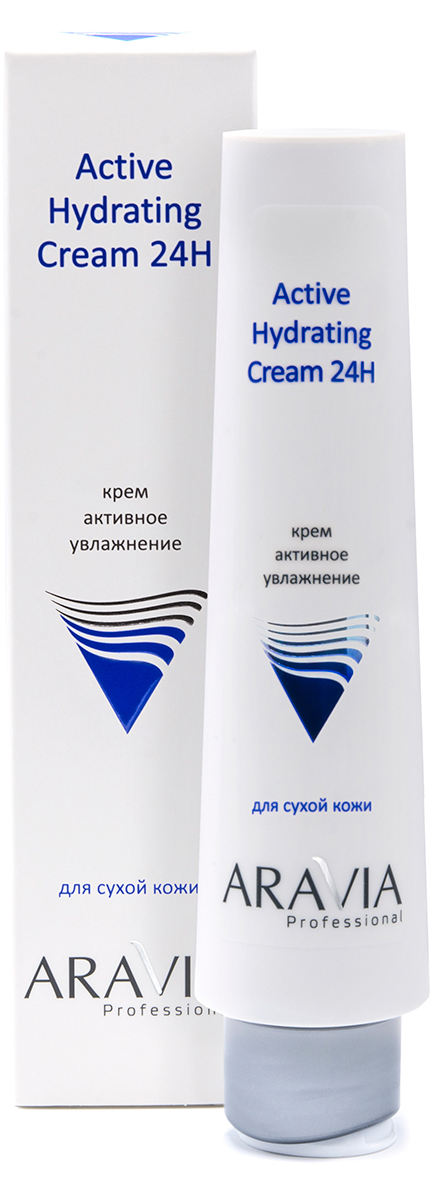 Aravia Professional Крем для лица активное увлажнение Active Hydrating Cream 24H, 100 мл (Aravia Professional, Уход за лицом)