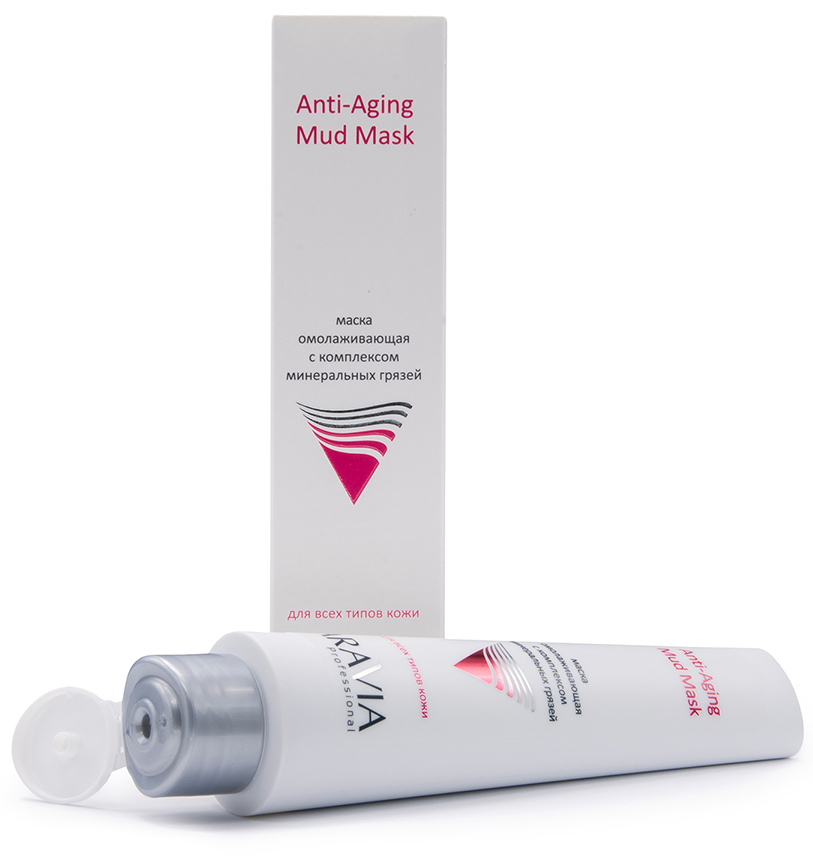 Аравия Профессионал Маска омолаживающая с комплексом минеральных грязей Anti-Aging Mud Mask, 100 мл (Aravia Professional, Уход за лицом) фото 2