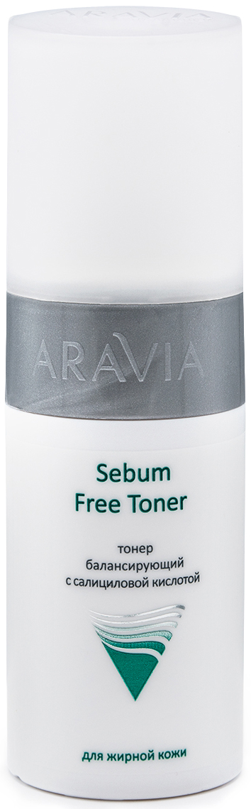 цена Aravia Professional Тонер с салициловой кислотой Sebum Free Toner, 150 мл (Aravia Professional, Уход за лицом)