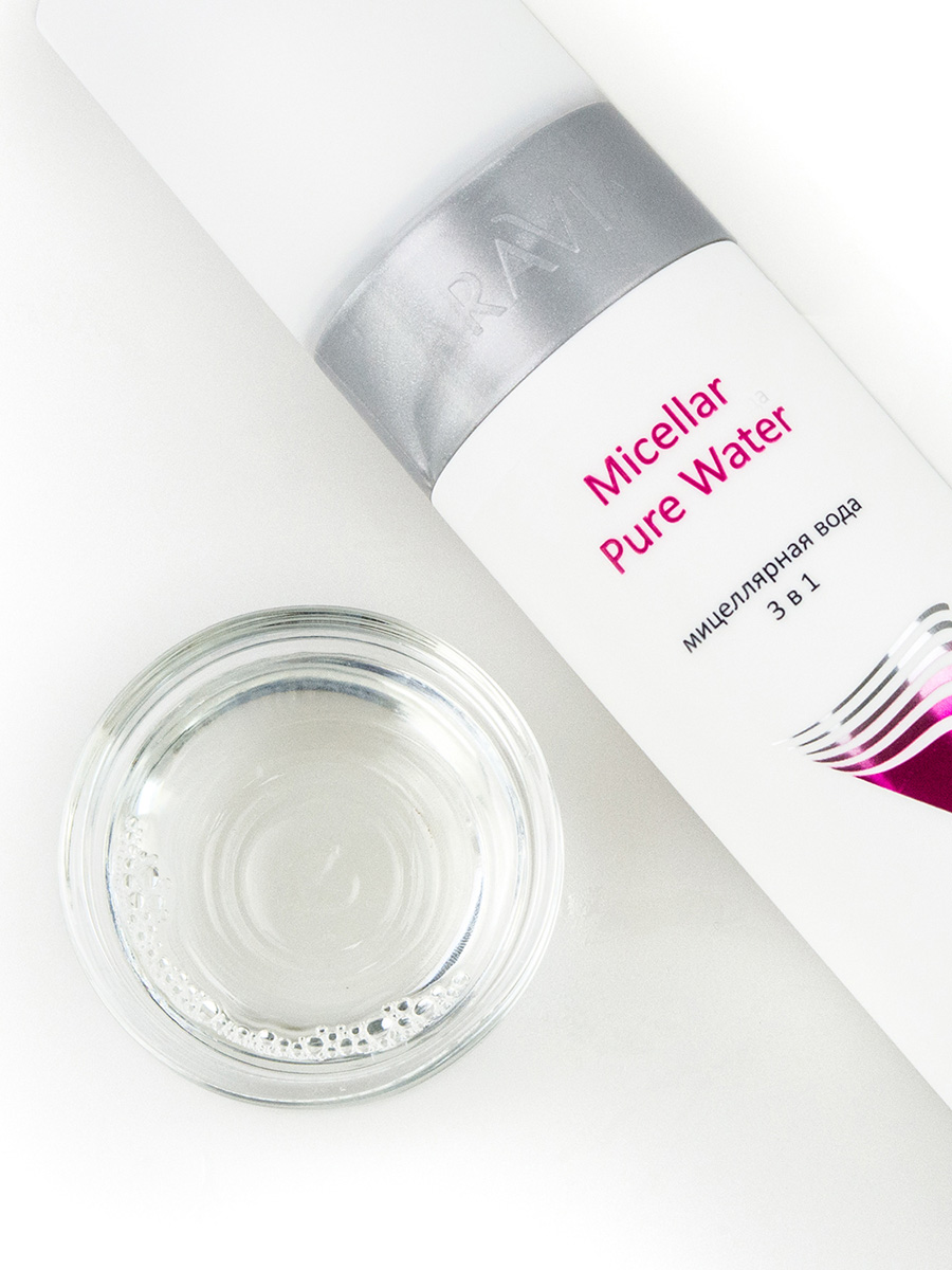 Аравия Профессионал Мицеллярная вода 3 в 1 с экстрактом готу кола Micellar Pure Water, 250 мл (Aravia Professional, Уход за лицом) фото 4