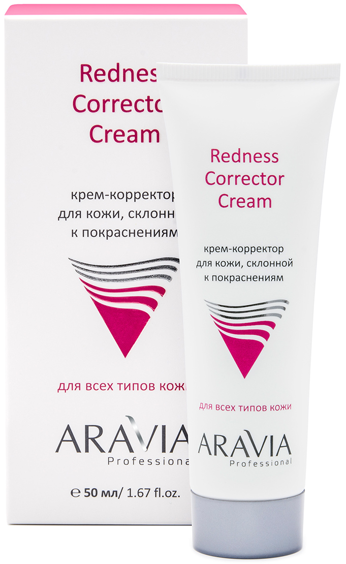 Aravia Professional Крем-корректор для кожи лица, склонной к покраснениям Redness Corrector Cream, 50 мл (Aravia Professional, Уход за лицом) aravia professional redness corrector крем корректор для кожи лица склонной к покраснениям 50 мл