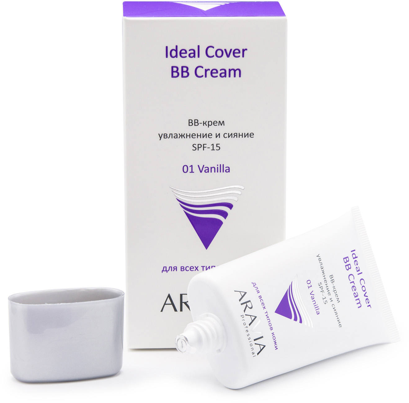 Аравия Профессионал BB-крем увлажняющий SPF-15 Ideal Cover BB-Cream Vanilla 01, 50 мл (Aravia Professional, Уход за лицом) Аравия Профессионал BB-крем увлажняющий SPF-15 Ideal Cover BB-Cream Vanilla 01, 50 мл (Aravia Professional, Уход за лицом) фото 3